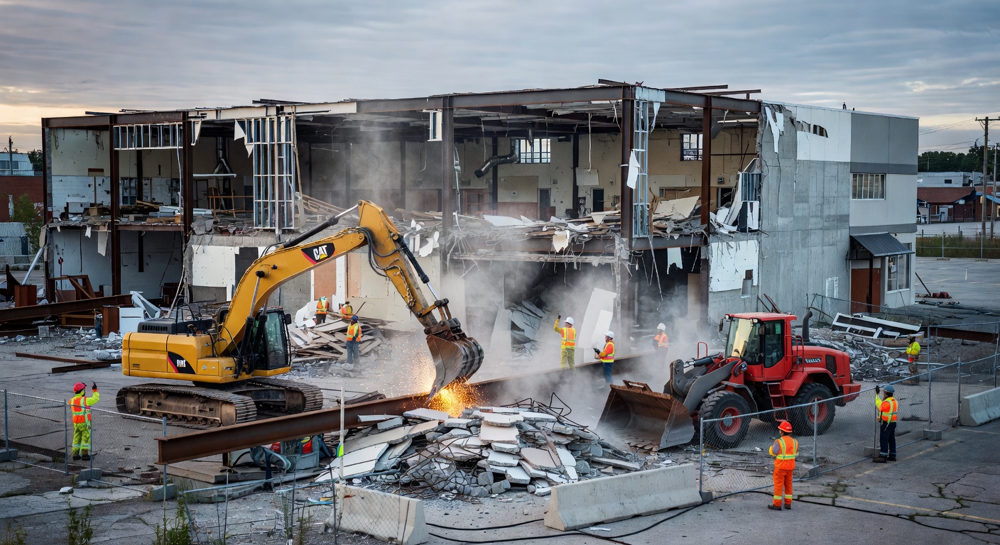 Démolition commerciale – Joliette