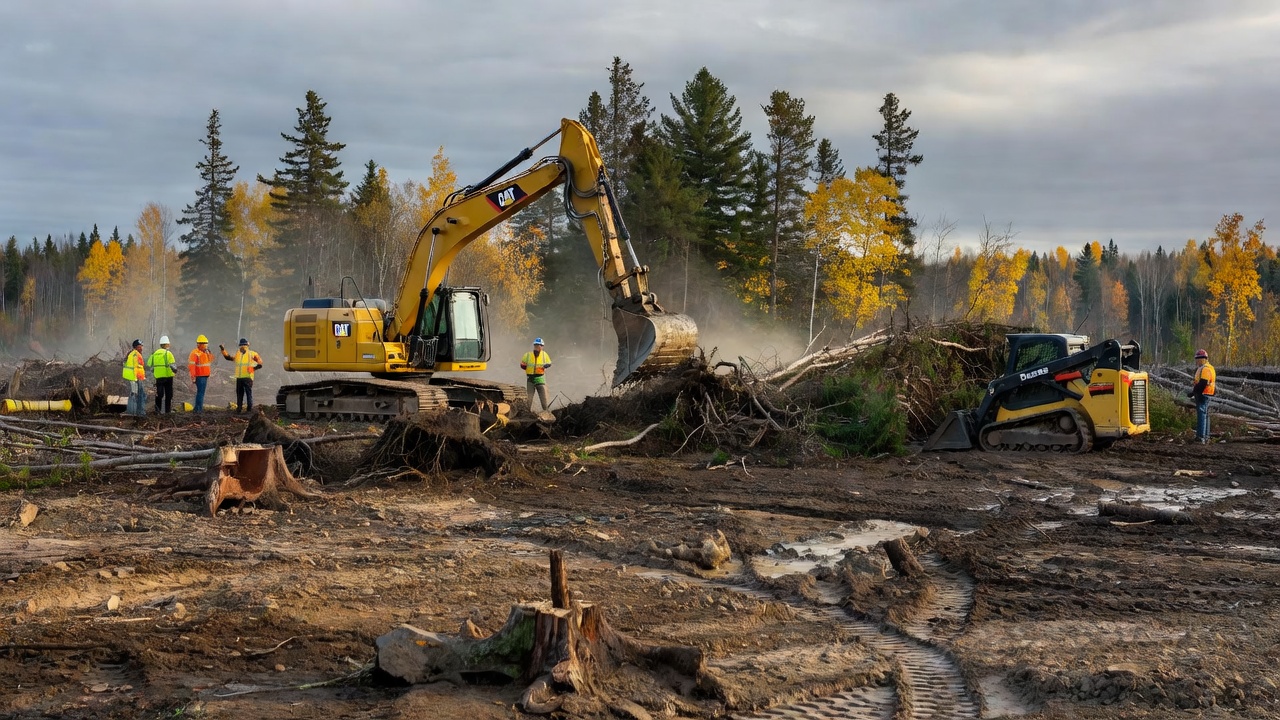 **Déblaiement terrain – Rawdon**