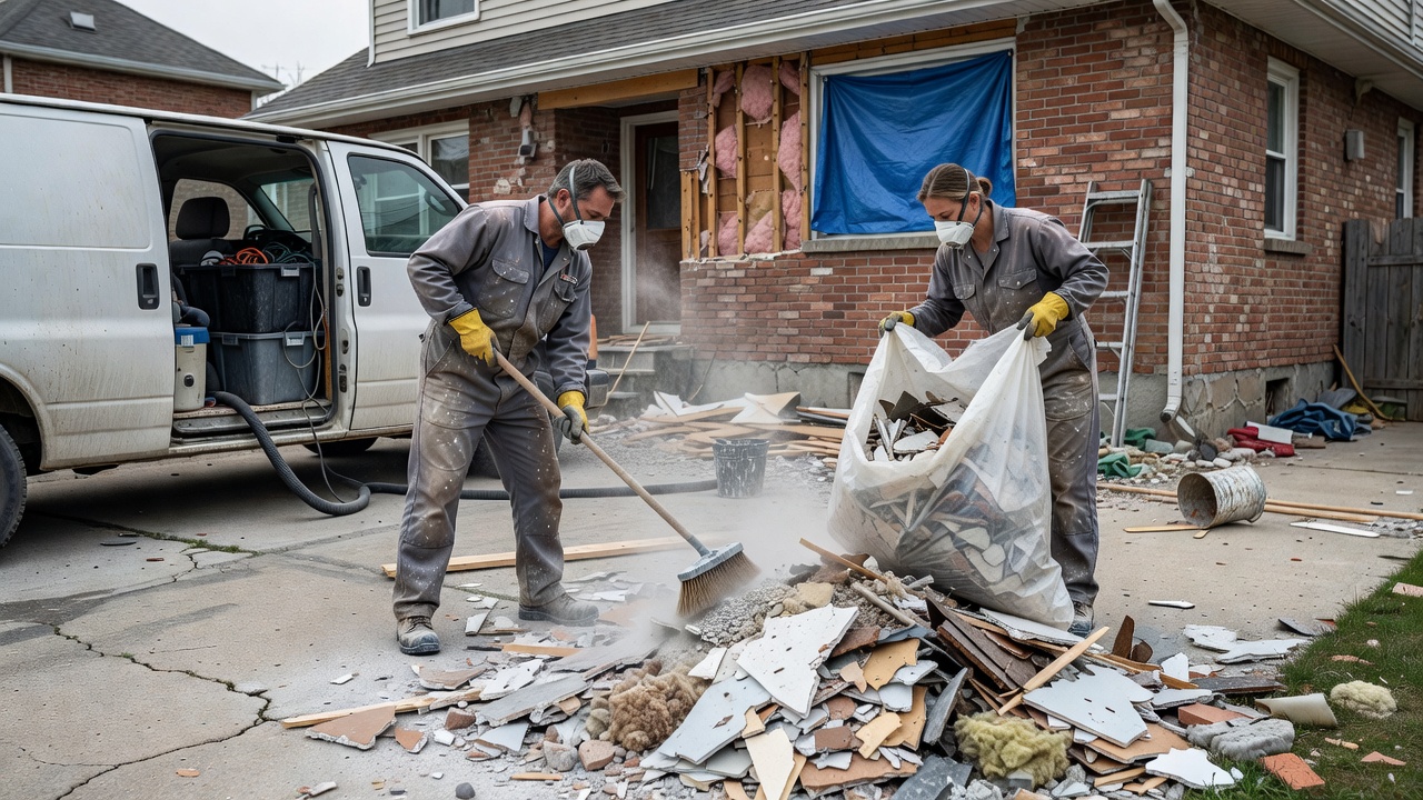 Enlèvement de résidus de rénovation – Boucherville