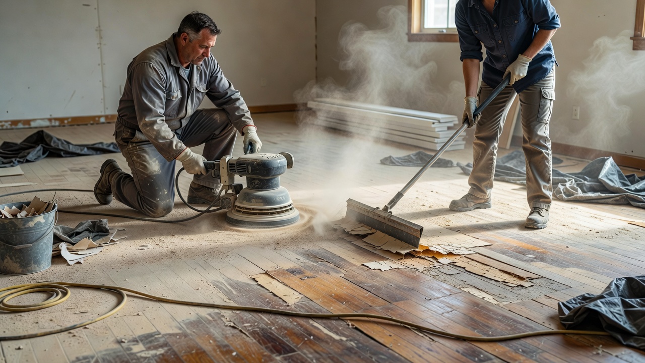 Enlèvement de résidus de plancher – Mascouche