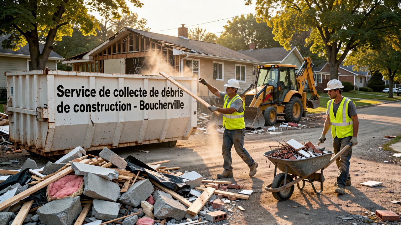 Service de collecte de débris de construction – Boucherville