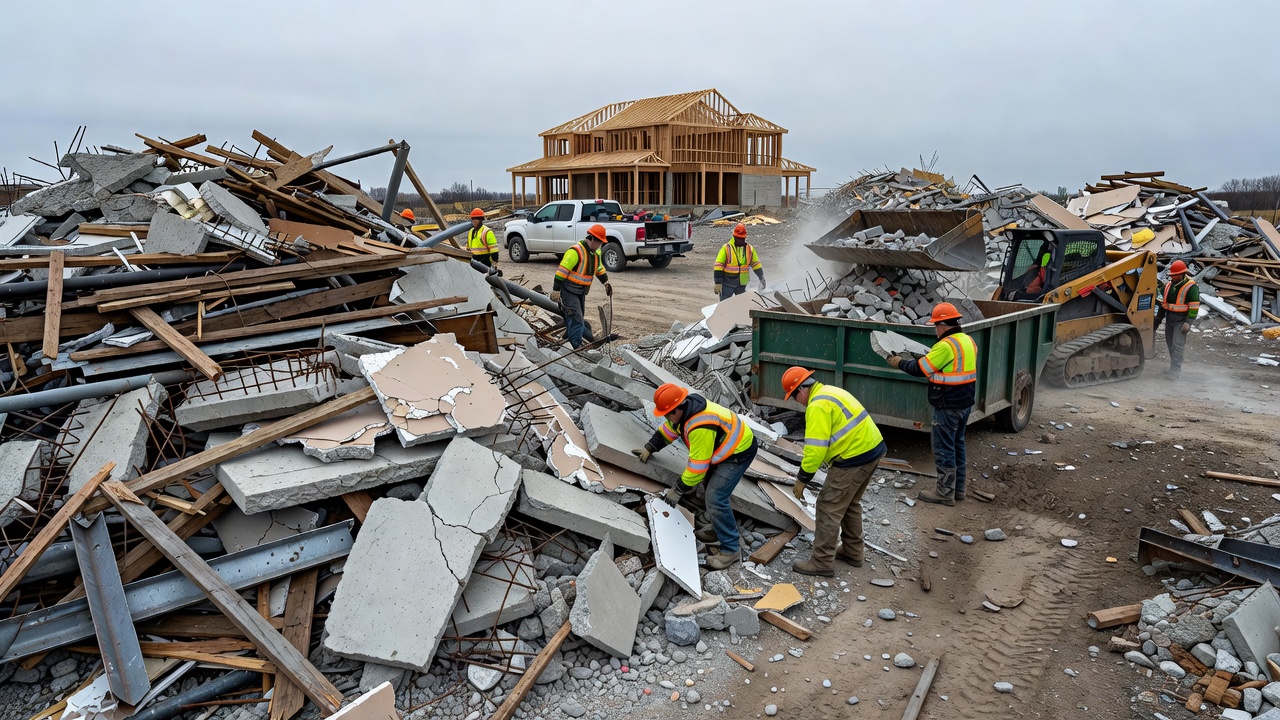 Collecte de débris de construction – Mascouche